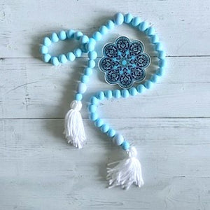 Farmhouse Bead Strand_Blue